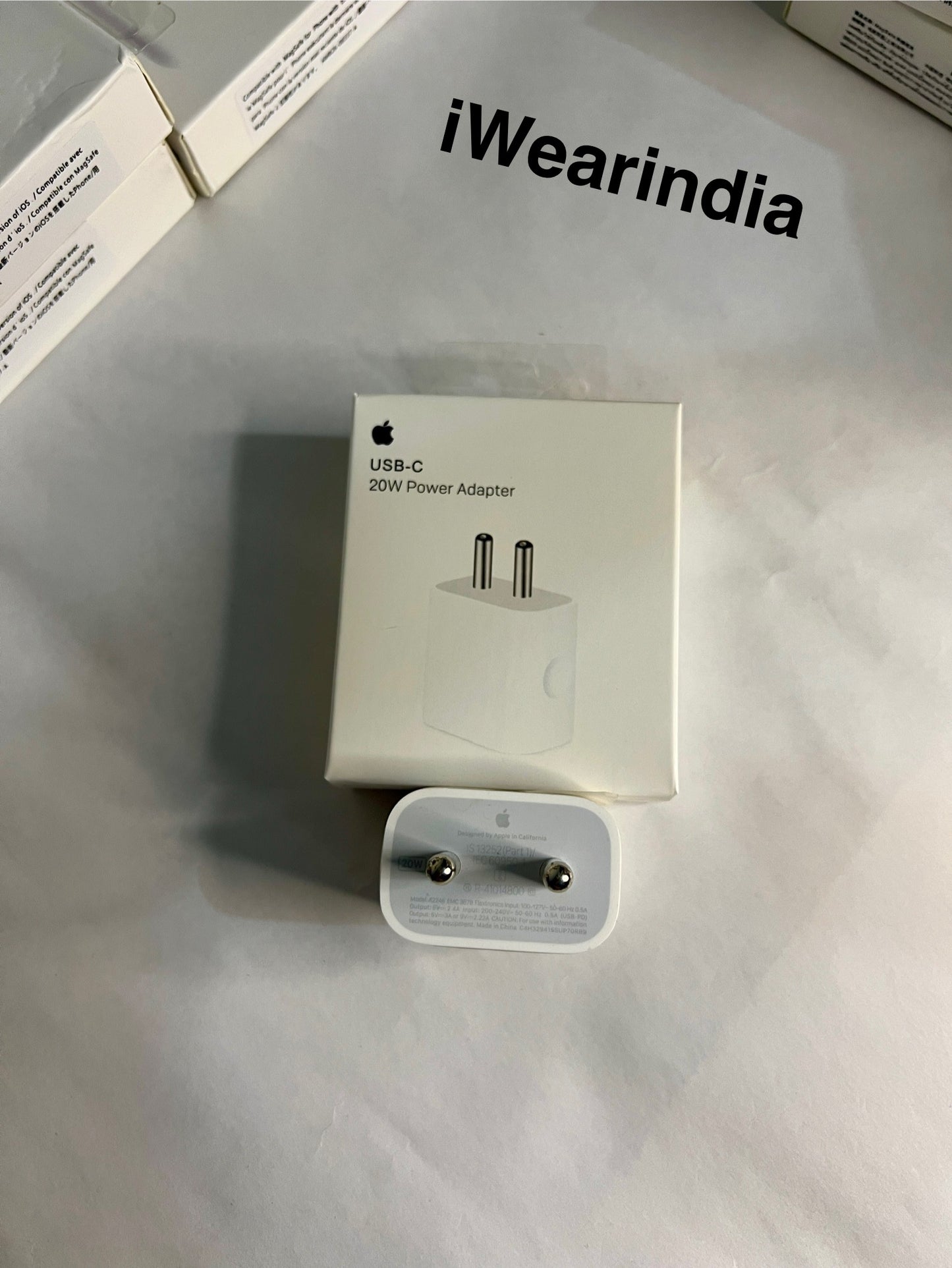 Apple 20W USB-C Power Adapter (With 6 Months Warranty) (1 Year Warranty)