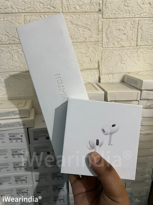 Combo: Series 10 ( Apple Logo ) + Airpods Pro 2nd Generation with ( 1 Year  Warranty )