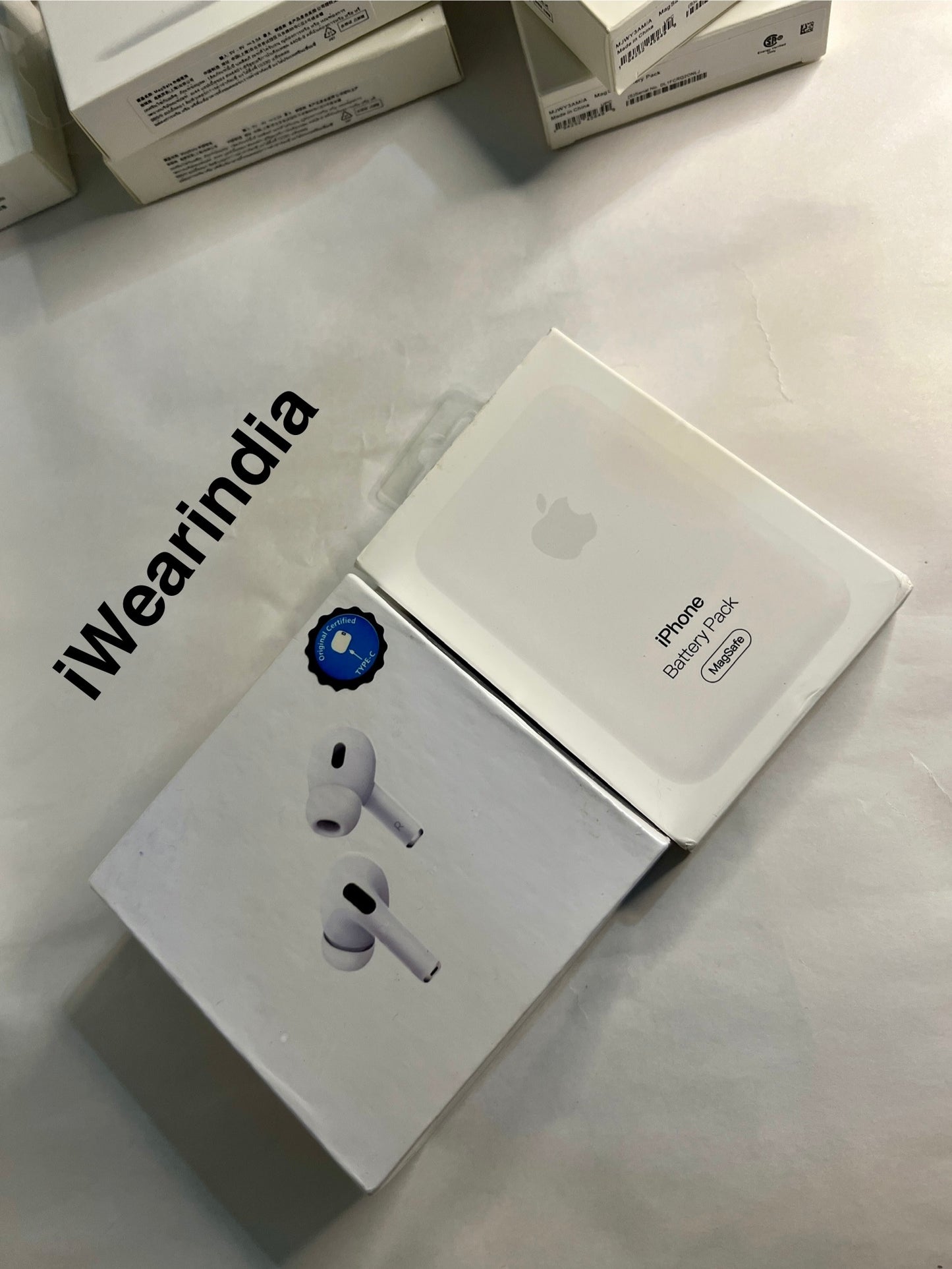 Combo offer :- AirPods Pro 2nd Generation with Apple Magsafe Battery Pack (6Months Warranty)