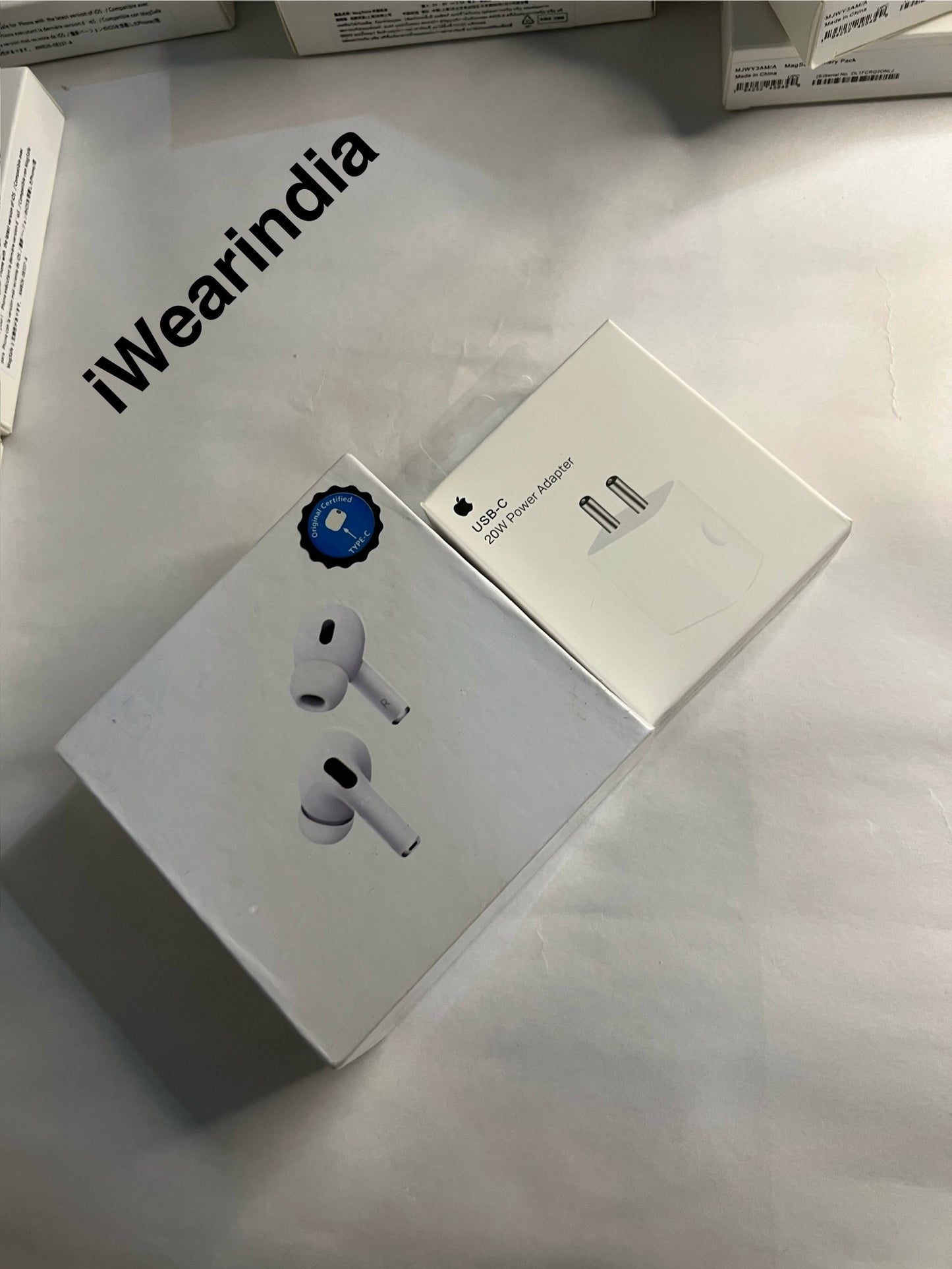 Combo :- AirPods Pro 2nd Generation with Apple 20w Adapter